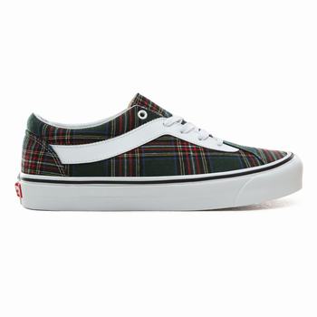 Férfi Vans Plaid Bold NI Tornacipő VA4561783 Zöld/Fehér